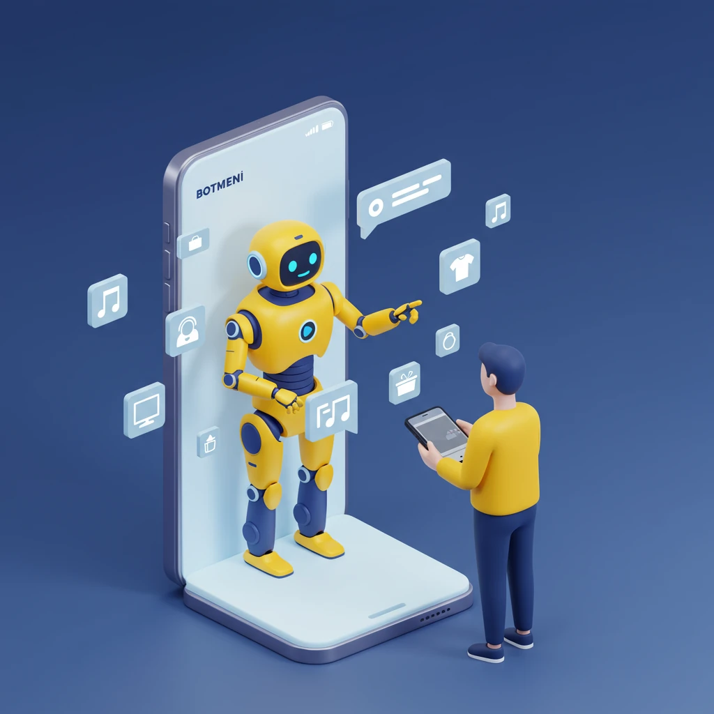 Botmeni: An AI-powered chatbot that provides instant, personalized responses to e-commerce customers, delivering a highly tailored human-like experience.